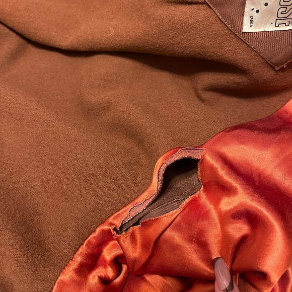 Vintage wool Trench Coat - Picture 14 of 16